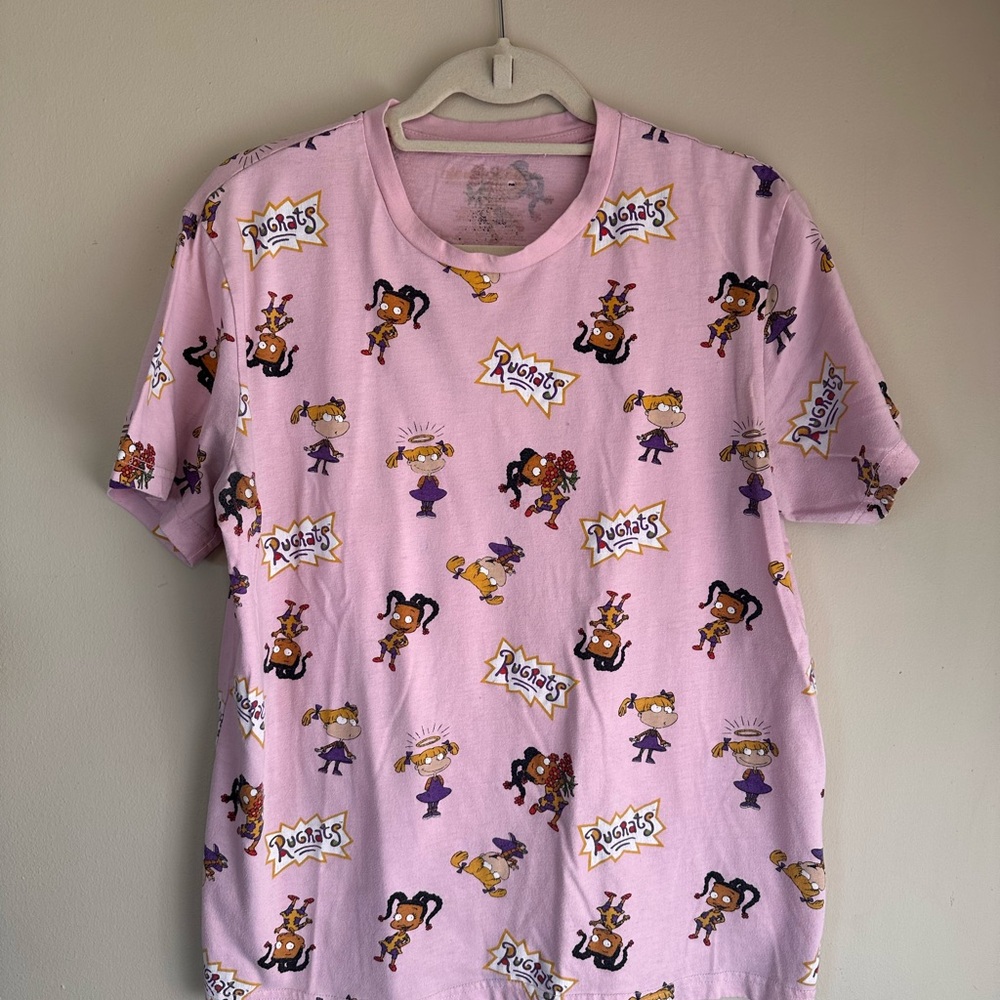 Nickelodeon Pink Rugrats Short Sleeve Tee